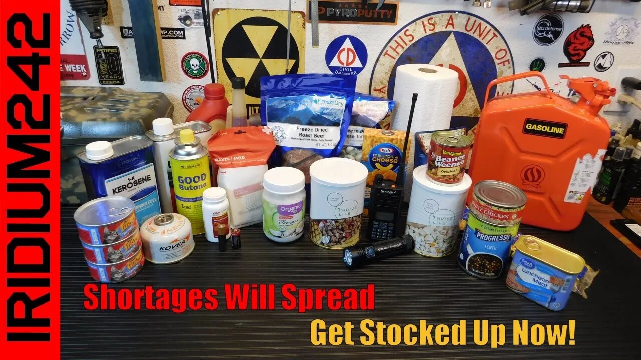 Shortages Will Spread In 2022 - Stock Up Now!