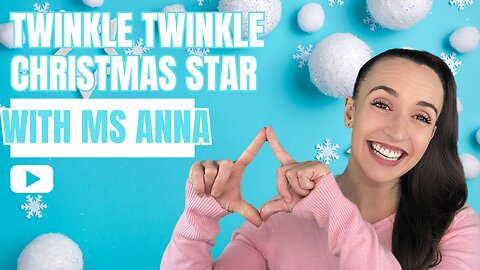 Twinkle Twinkle Christmas Star - Sing Along Songs - Baby & Toddler Low Sensory Learning Video