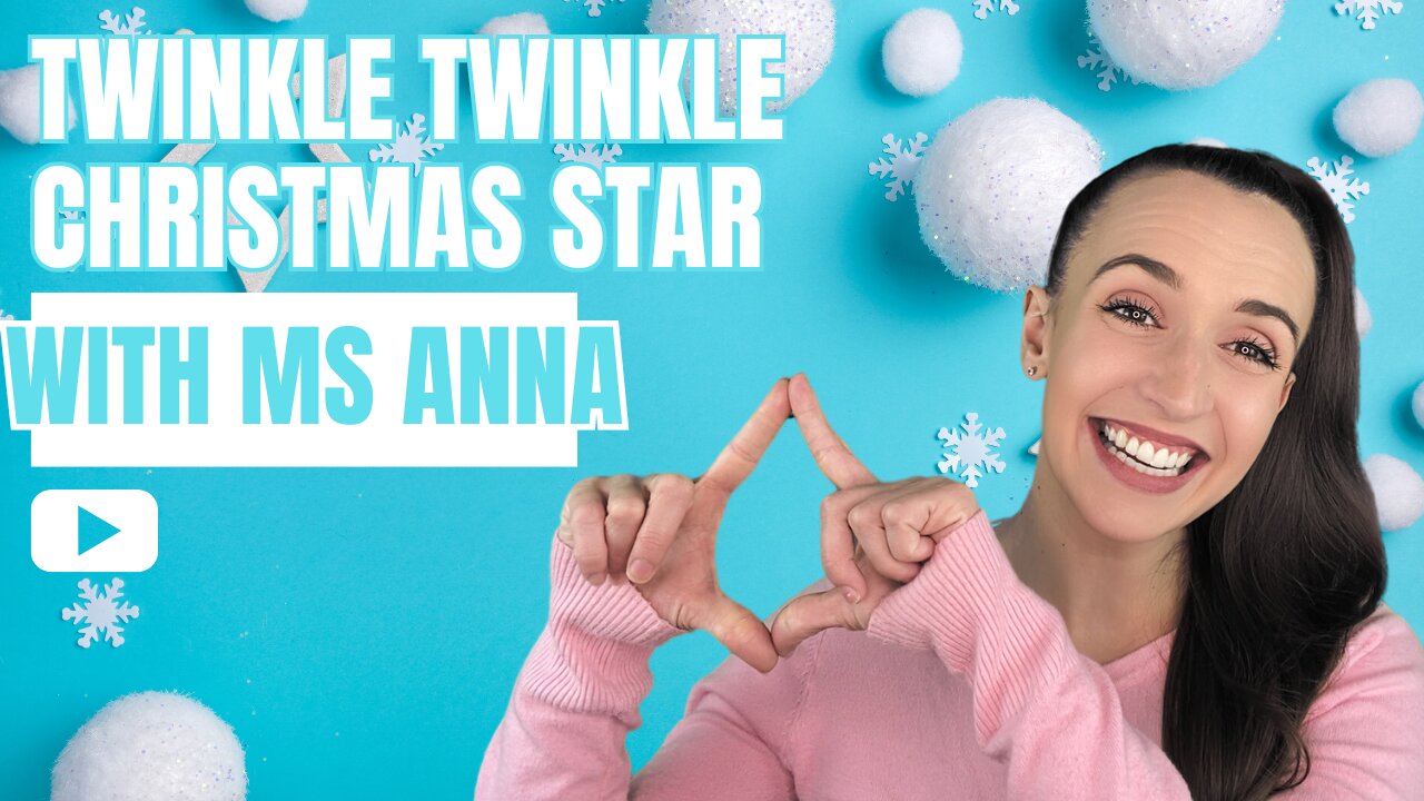 Twinkle Twinkle Christmas Star - Sing Along Songs - Baby & Toddler Low Sensory Learning Video