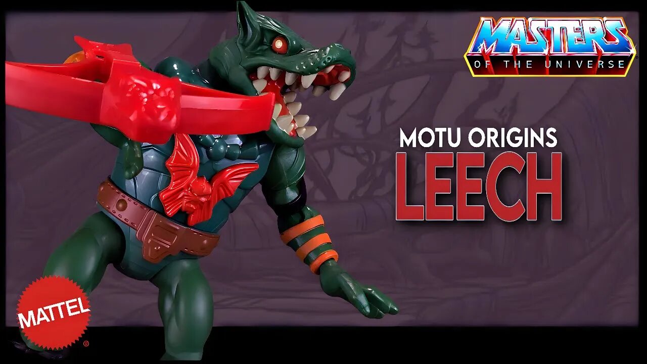 Mattel Masters Of The Universe Origins Leech Figure @The Review Spot