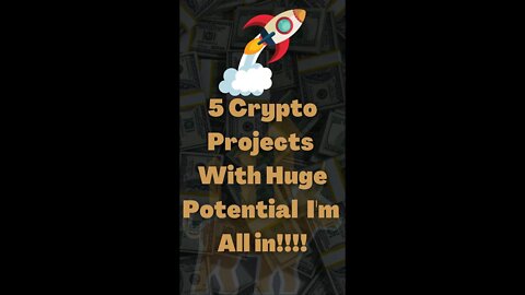 5 Projects with Huge Potential I'm All in Right now!! 01 #Crypto #youtubefeed