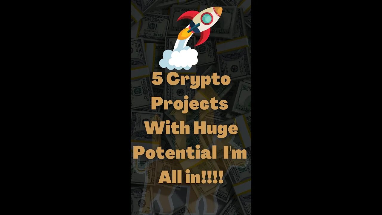 5 Projects with Huge Potential I'm All in Right now!! 01 #Crypto #youtubefeed