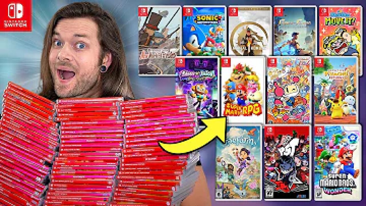 60 NEW Nintendo Switch Games