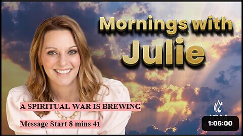 Julie Green subs A SPIRITUAL WAR IS BREWING