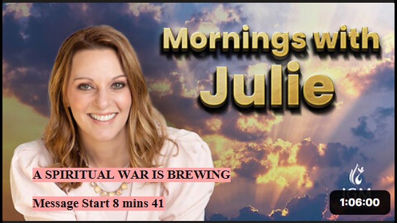 Julie Green subs A SPIRITUAL WAR IS BREWING