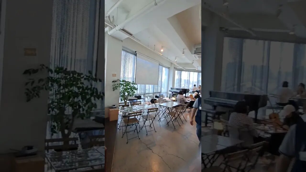 부천 스페이스 작 카페에서 브런치 식사