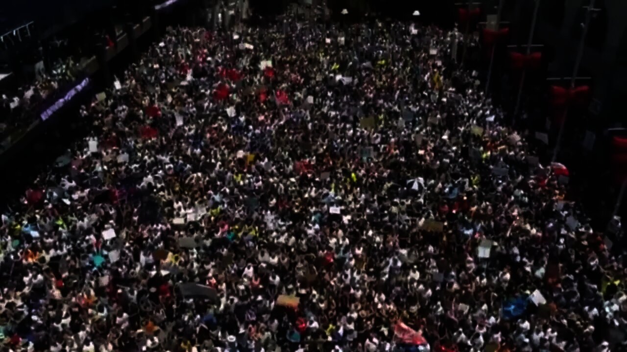 AUSTRALIA - Massive Protest Against Mandates In Perth