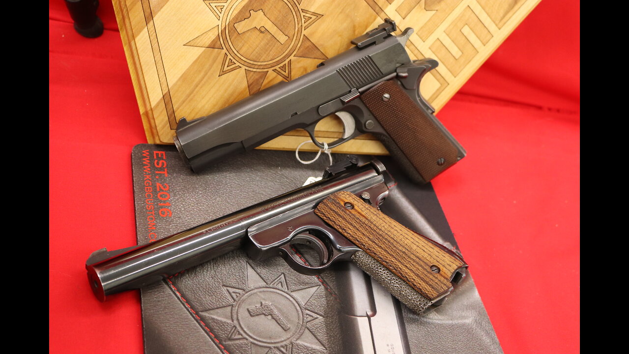 The Guns of RL Shockey -- Custom USGI NM 1911 45ACP & Custom Ruger 22LR