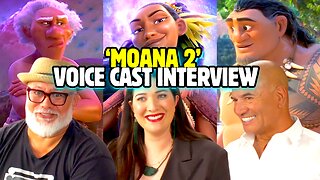 MOANA 2 Voice Cast Interview: Temuera Morrison, Awhimai Fraser, David Fane