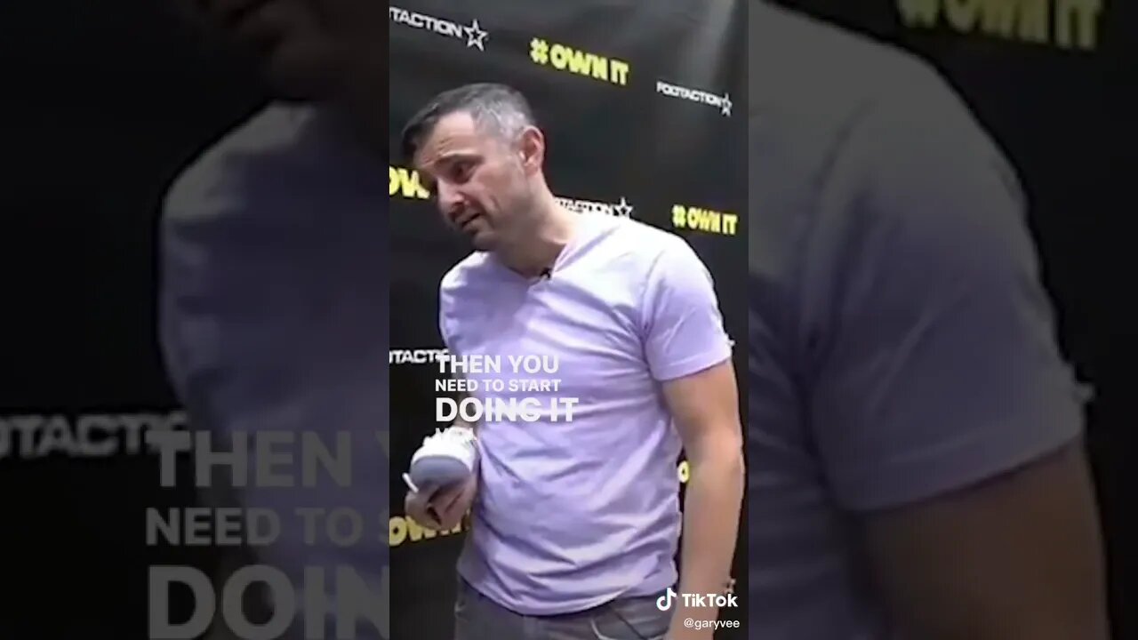 Do Something Because You LOVE It tiktok garyvee