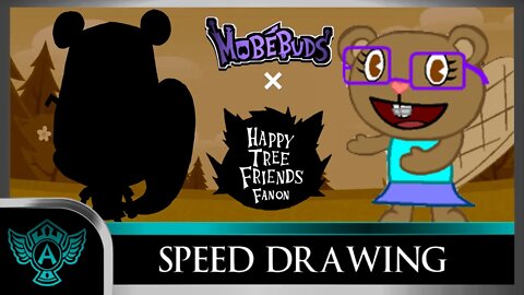 Speed Drawing: Happy Tree Friends Fanon - Brittney | Mobebuds Style