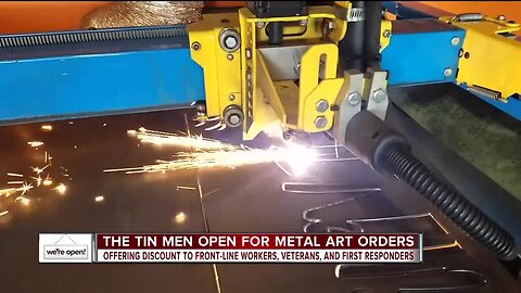 The Tin Men open for metal art orders