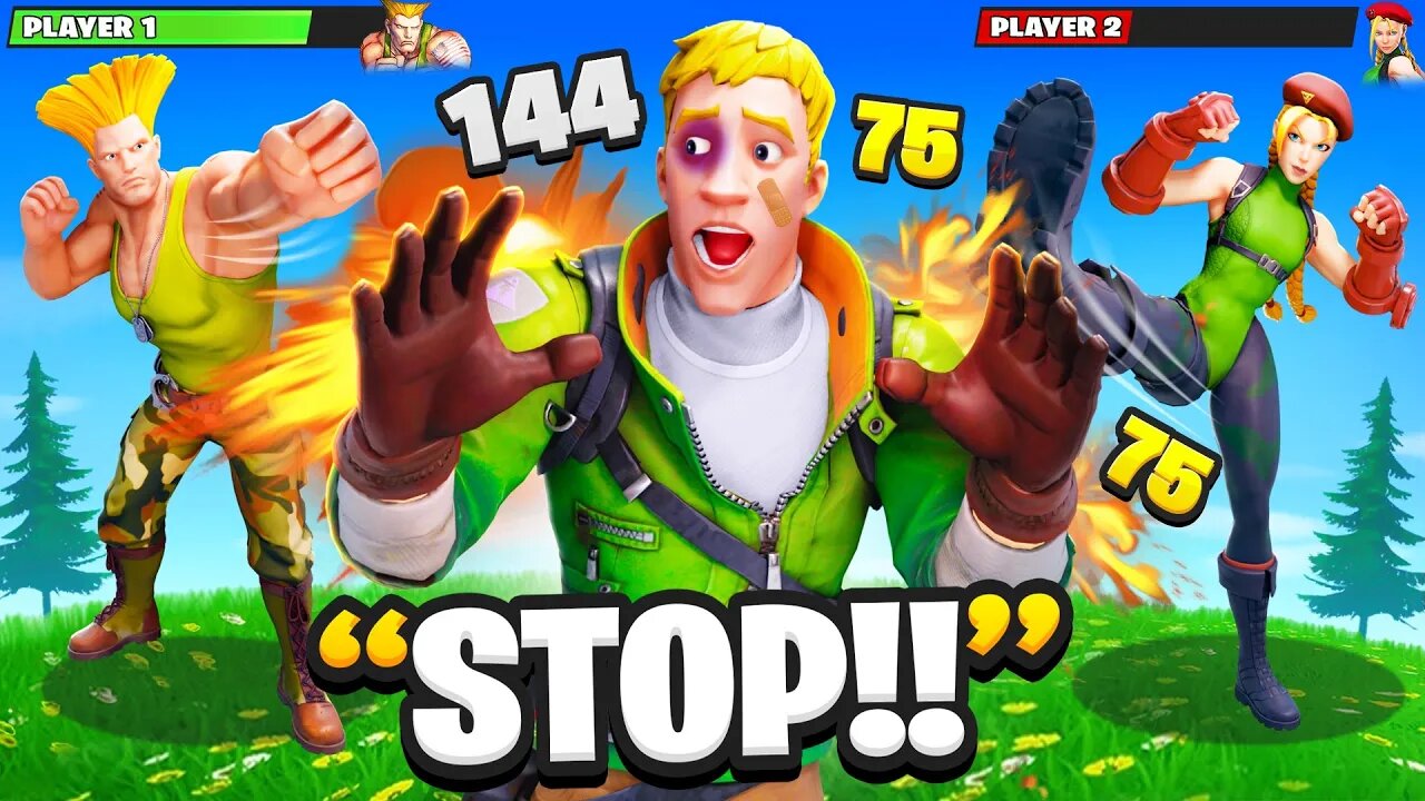 Trolling With NEW Street Fighter Skins.. (HE SIMPED)