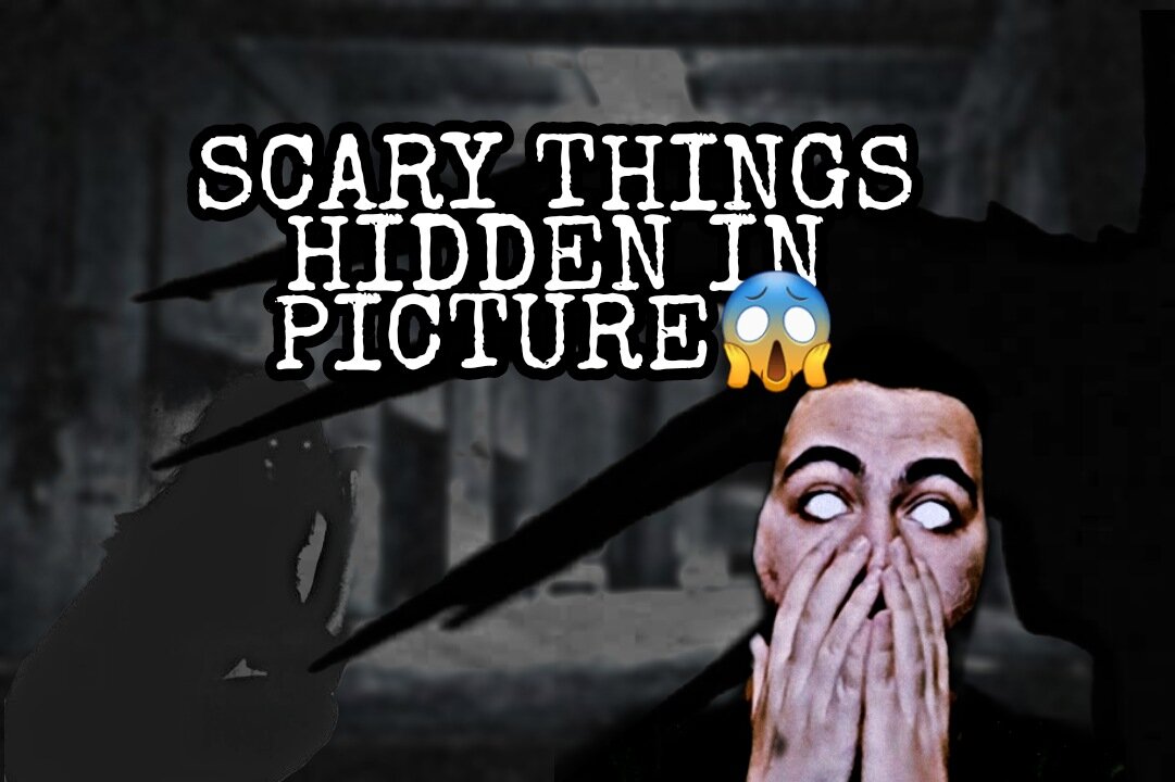 SCARY THINGS HIDDEN IN PICTURES! #short