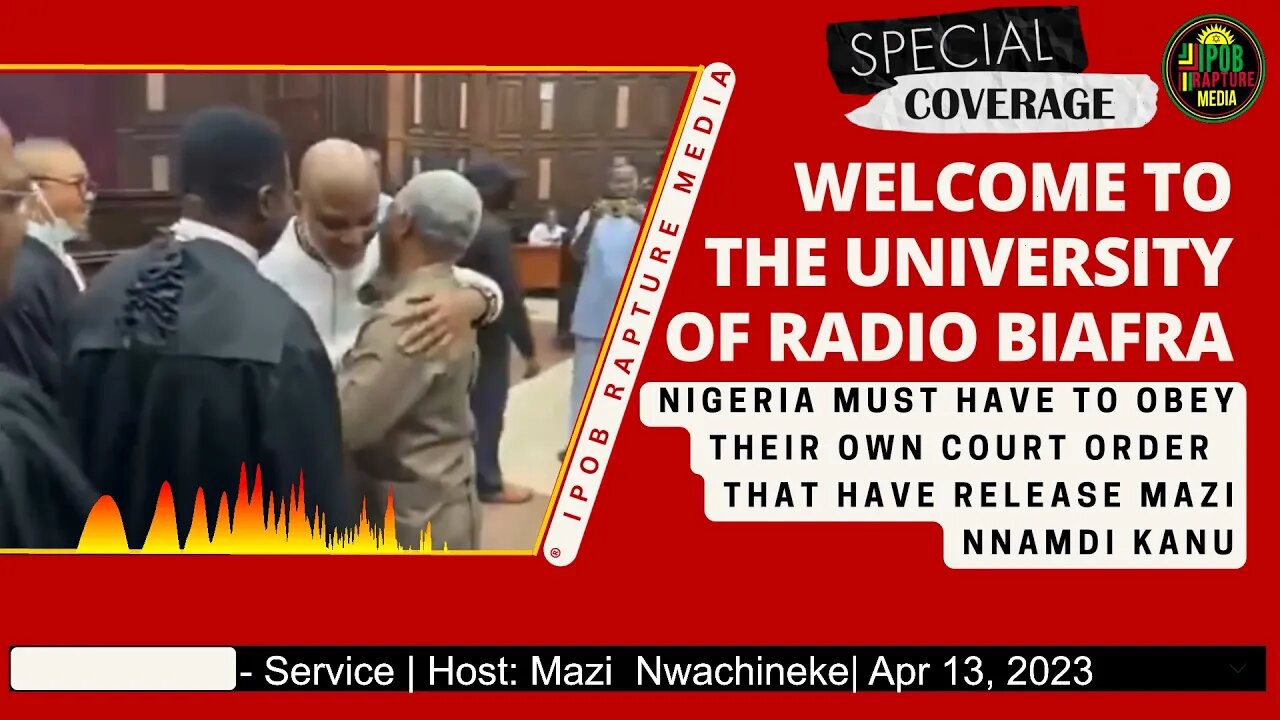 Welcome To The University Of Radio Biafra | HAUSA-SERVICE | Host: Mazi Jonathan | Apr 13, 2023