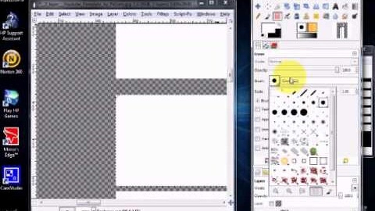 GIMP Channel Theme Creation Part 1 (Read Description)