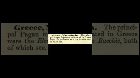 Greece, Mysteries In: Encyclopedia of Freemasonry By Albert G. Mackey