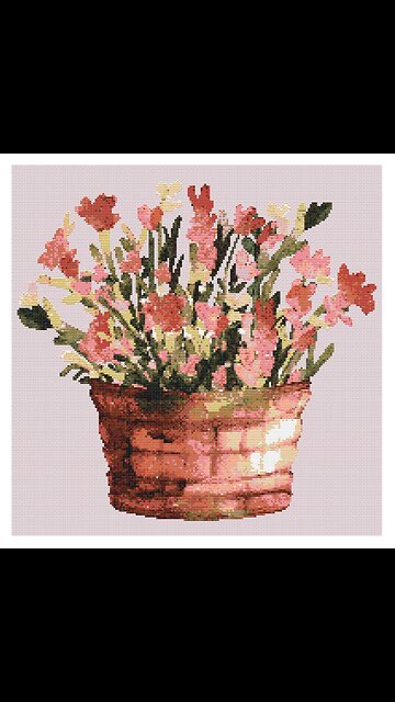 Flowers Cross Stitch Pattern by Welovit | welovit.net | #welovit