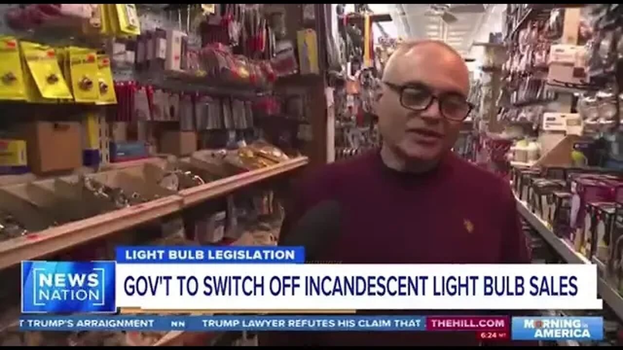 American mafia government banning all healthy incandescent light bulbs