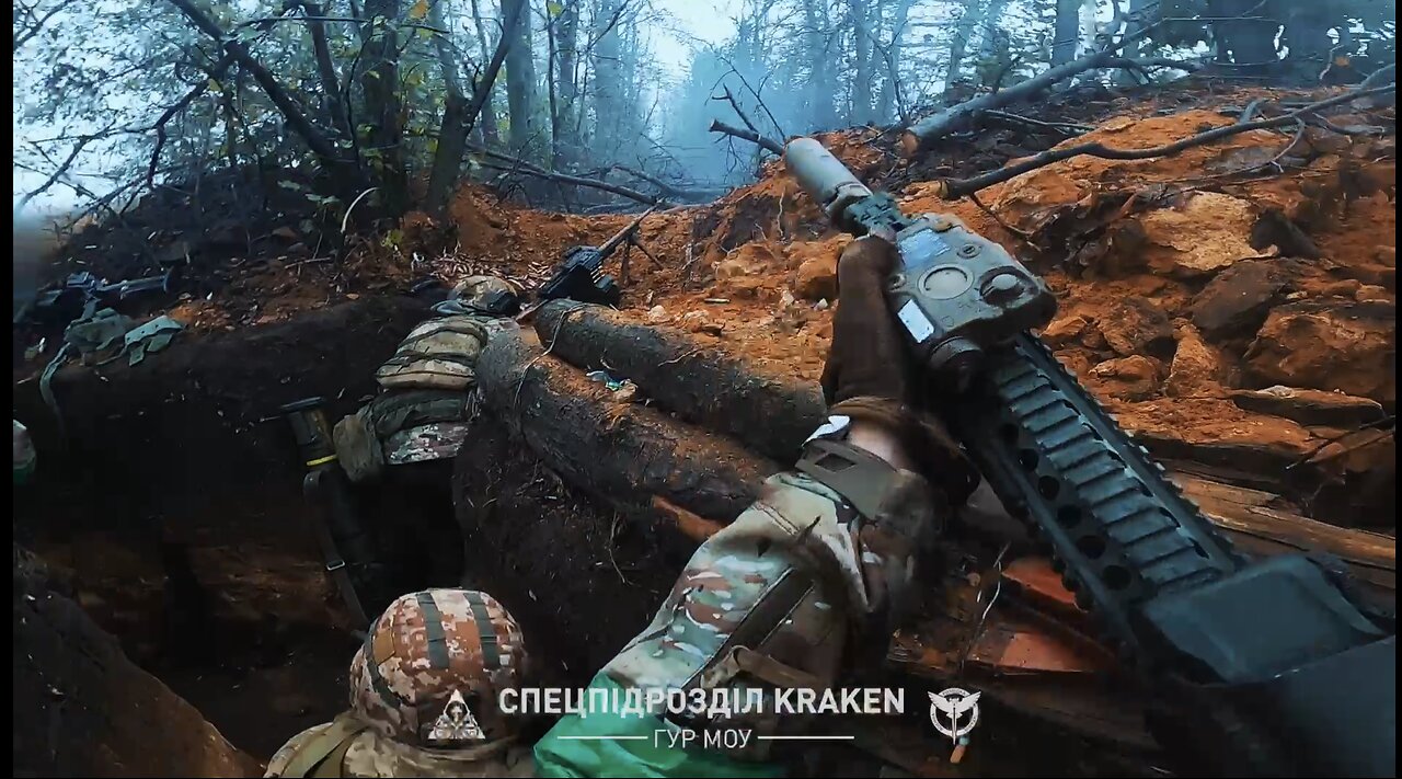 INTENSE Combat footage from Ukraine's Kraken regiment