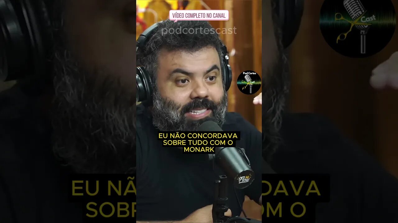 EU NÃO CONCORDAVA SOBRE TUDO COM O MONARK #shorts #arthurpetry #monark #igor3k #flowpodcast