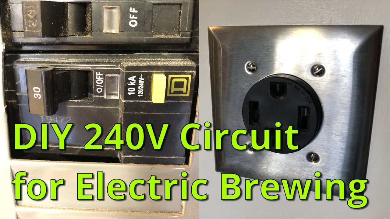 Installing a 240V Circuit for Electric Brewing: a DIY Project