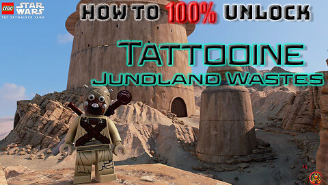 How to 100% Tatooine - Jundland Wastes. LEGO: Starwars The Skywalker Saga. All Collectibles