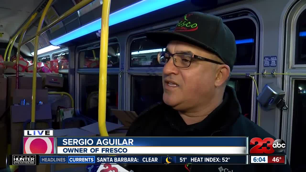 Stuff the Bus: Fresco helps out