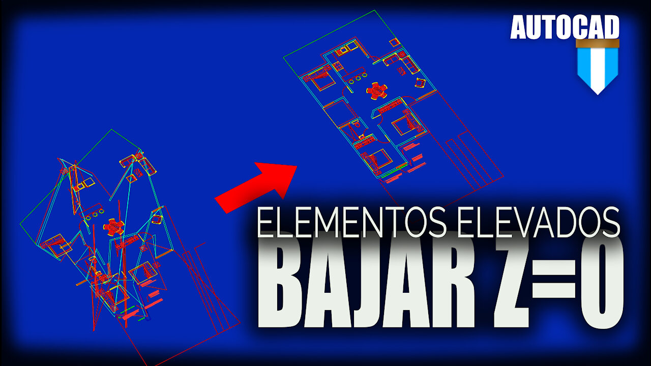 Como bajar elementos que están elevados hasta el nivel 0