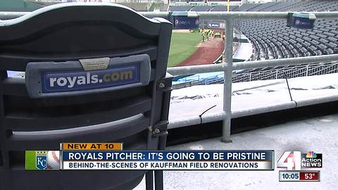 Royals crews finish up massive field renovation