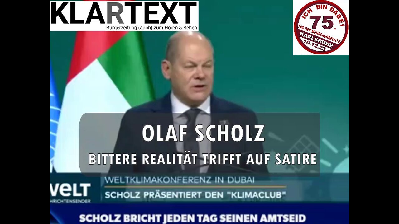 "OLAF SCHOLZ TRITT ZURÜCK!"