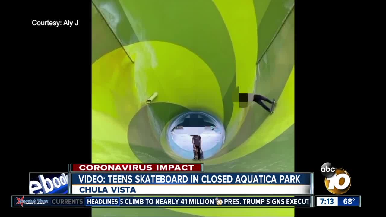 Aquatica, CVPD warn trespassers after viral video