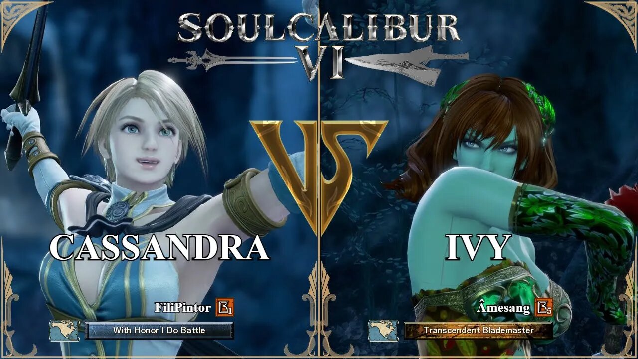 SoulCalibur VI — FiliPintor (Cassandra) VS Amesang (Ivy) | Xbox Series X Ranked