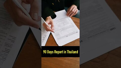 NO 90 days reporting in Thailand?!?