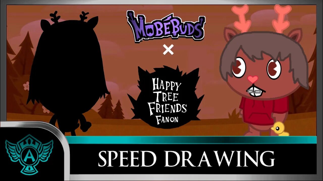 Speed Drawing: Happy Tree Friends Fanon - Almonds | Mobebuds Style