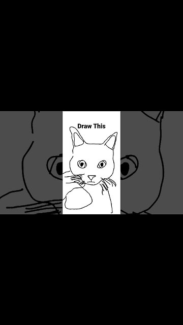 Drawing a Relaxed Cat #drawing #art #cats #cat