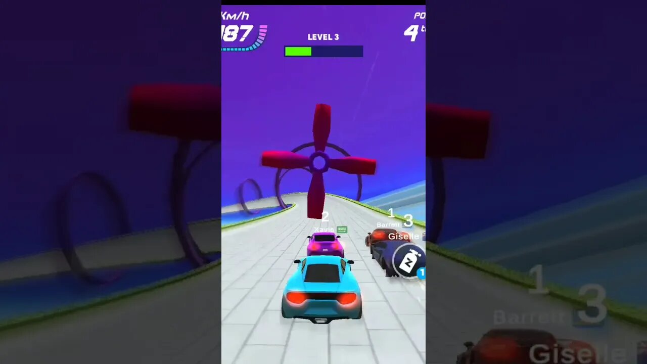 Car Race Master lvl 3, Game app.