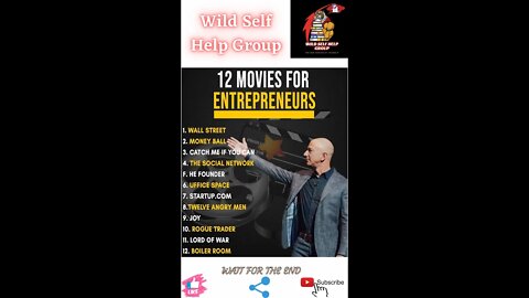 🔥12 movies for entrepreneurs🔥#shorts🔥#viralshorts🔥#motivation🔥#wildselfhelpgroup🔥