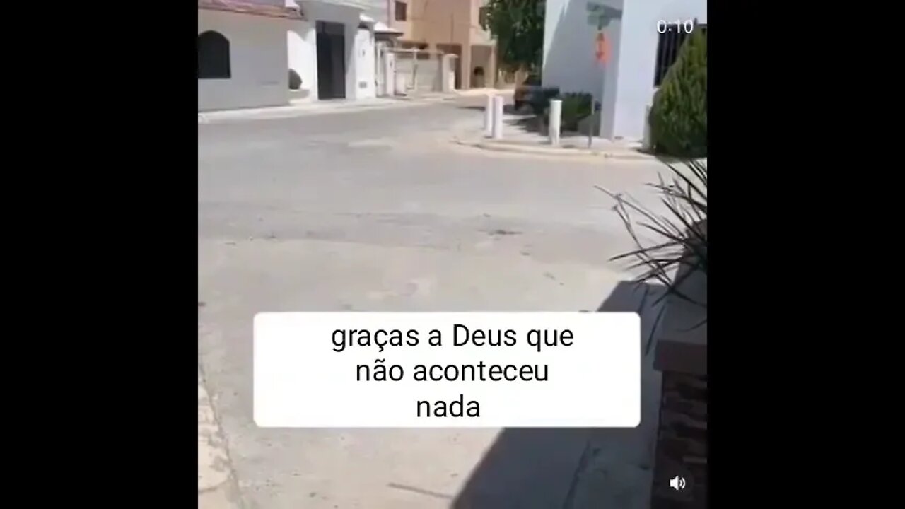 Graças a Deus que não aconteceu nada