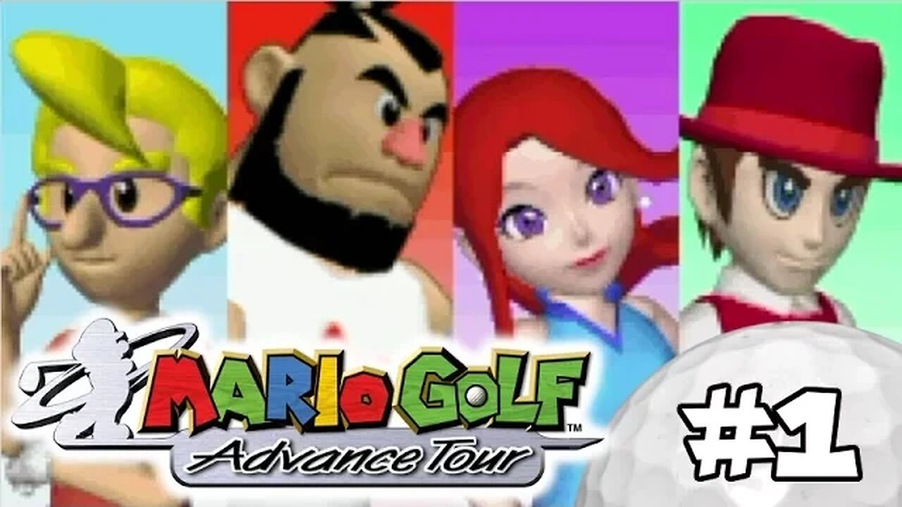 Mario Golf Advance Tour Walkthrough Part 1: Kings Of Swings (With Commentary)