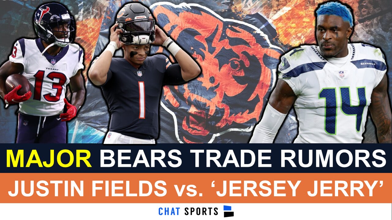 HUGE Chicago Bears Trade Rumors On DK Metcalf & Brandin Cooks + Justin Fields & Jersey Jerry FEUD