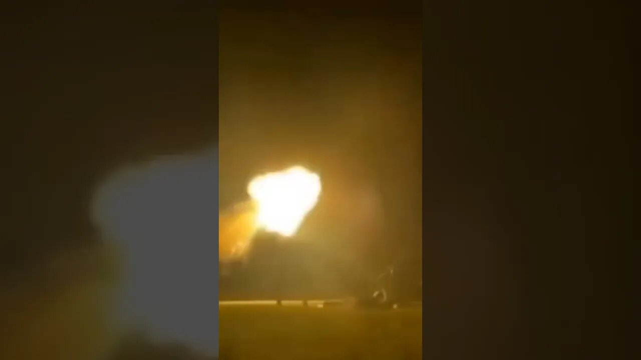 Iskander☆/Night missile strikes in Kharkov/Russian missile hits an ammunition depot