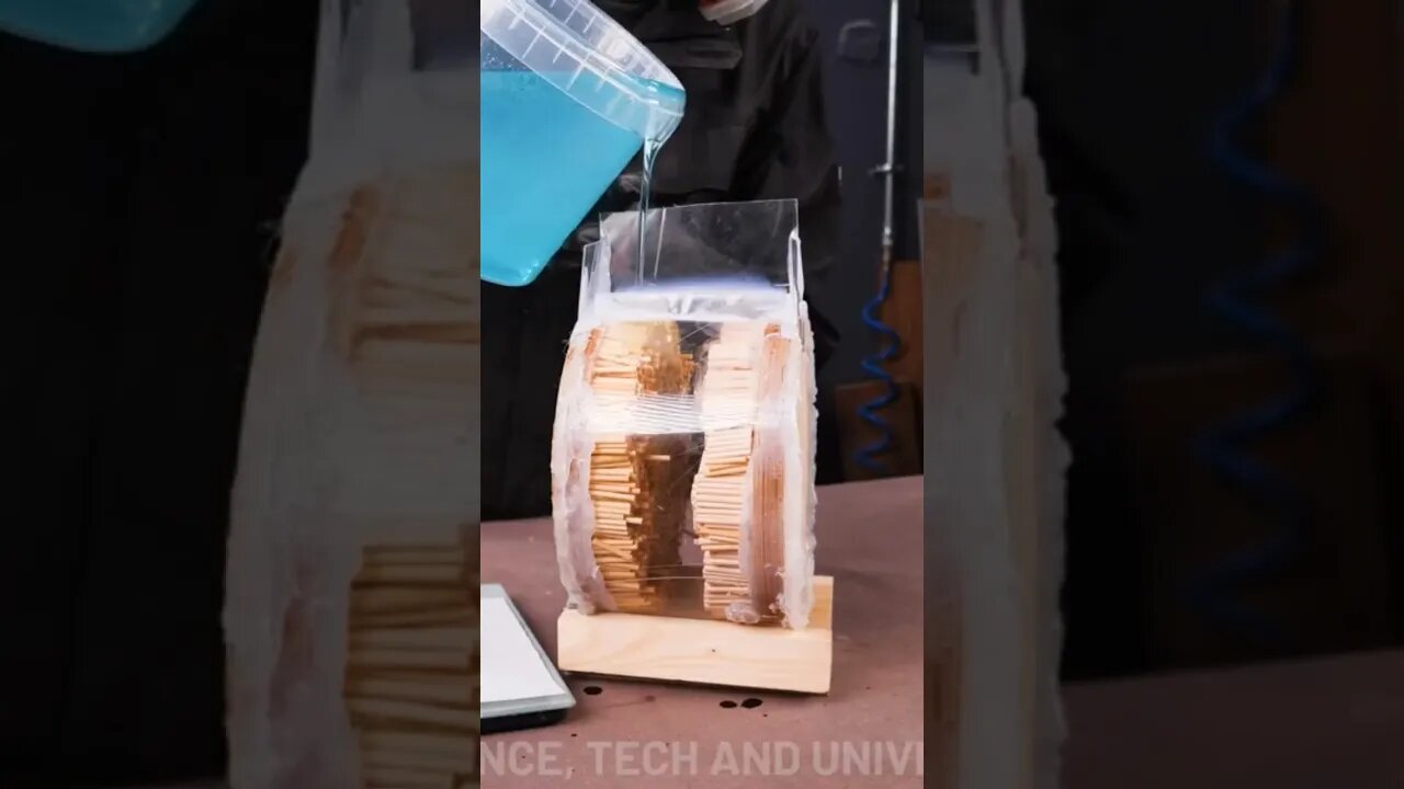 Bamboo Sticks Into Glowing Donut #5minutecrafts #mindblowing #satisfyingvideo #satisfying #minecraft