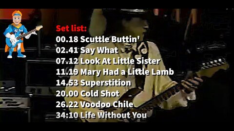 Stevie Ray Vaughan (Starwood Amphitheatre 1987 Antioch TN)