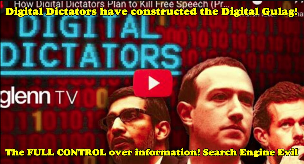 The FULL CONTROL over information! Search Engine Evil