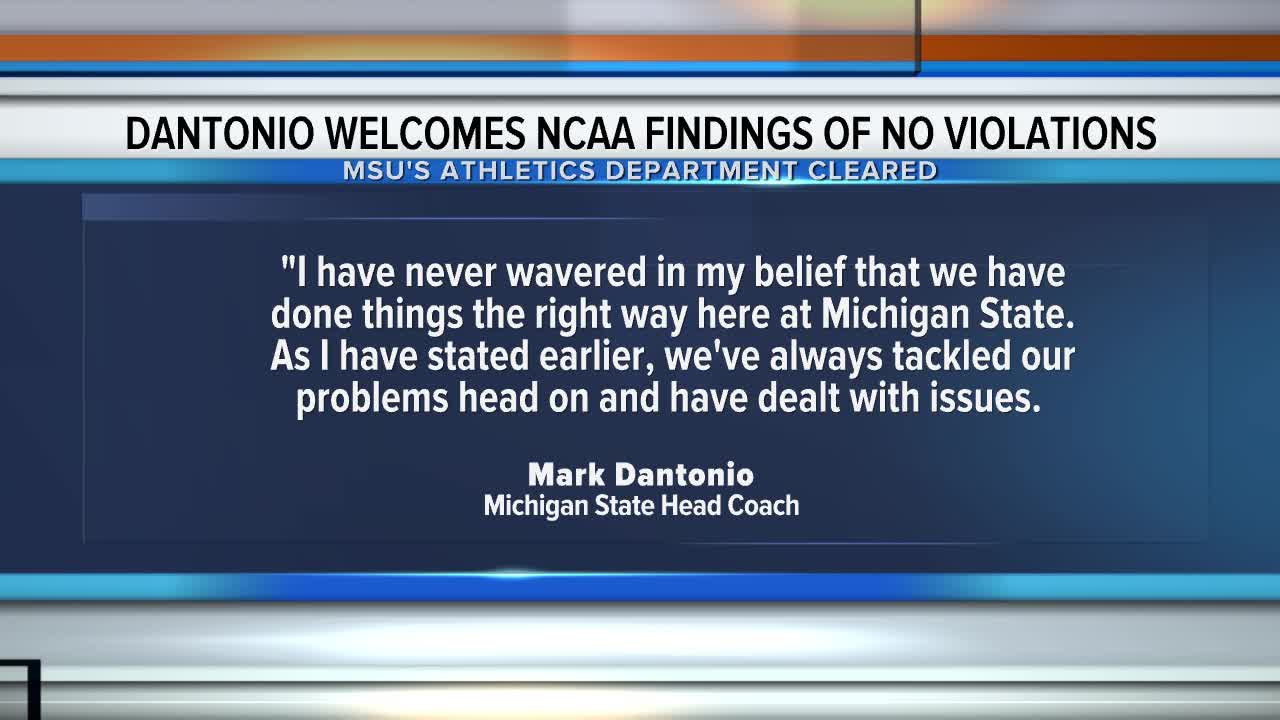 Dantonio, Izzo welcome NCAA findings of no violations