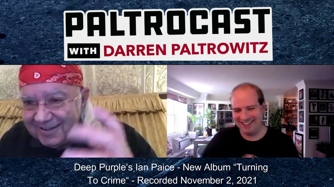 Deep Purple's Ian Paice interview with Darren Paltrowitz