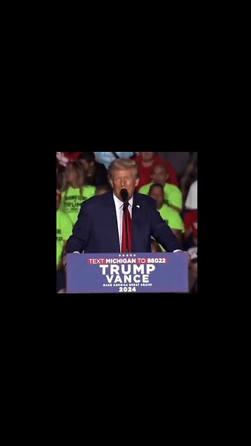 What is going on in this Trump video? Gesture meant for who?