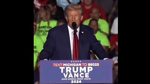 What is going on in this Trump video? Gesture meant for who?