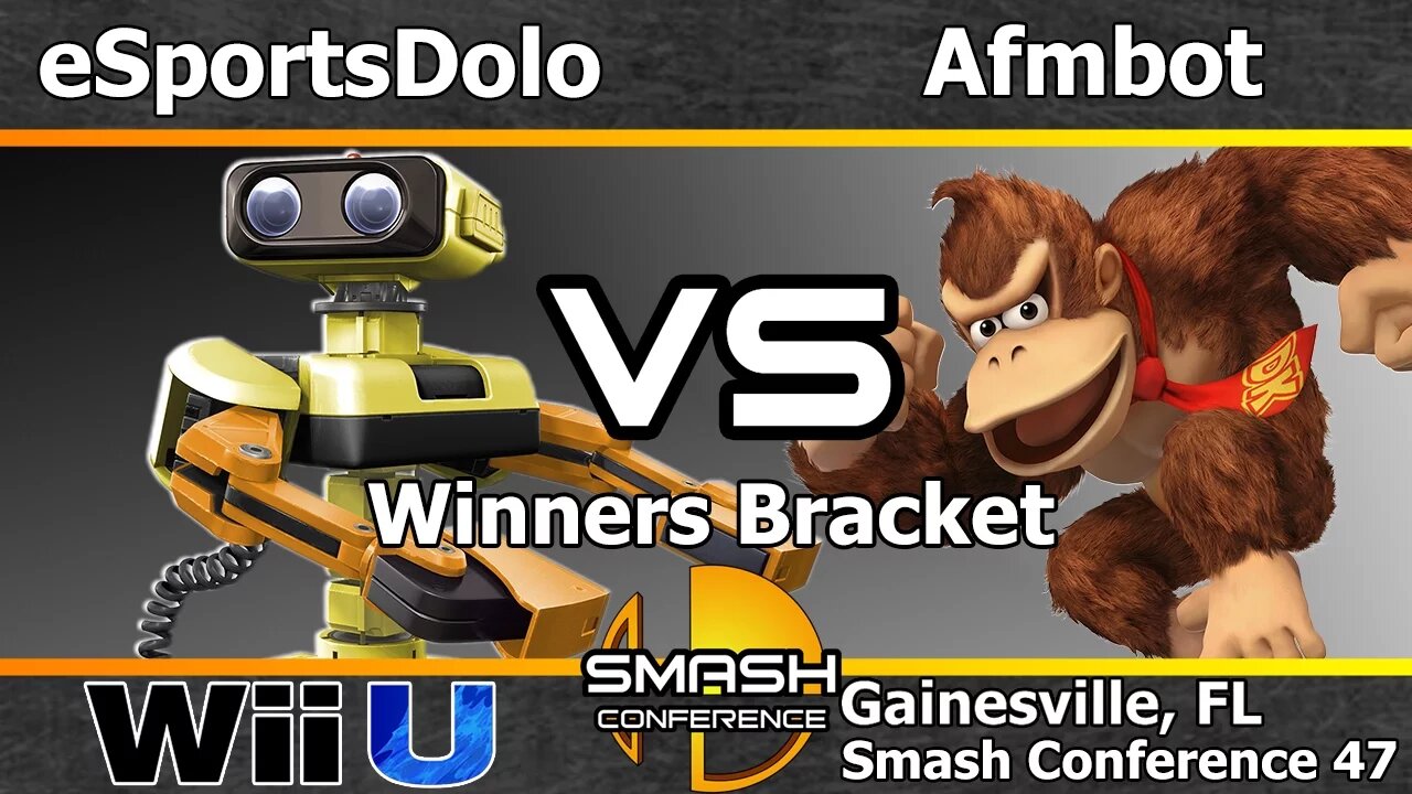 eSportsDolo (ROB) vs. Afmbot (Donkey Kong) - SSB4 Winners R4 - SC47